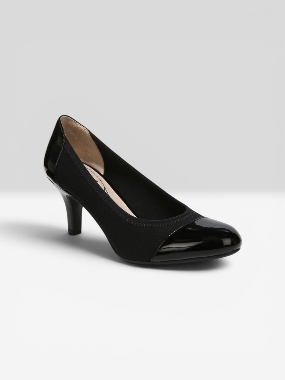 Life Stride Parigi Stretch Dress Pumps - Black, size 6